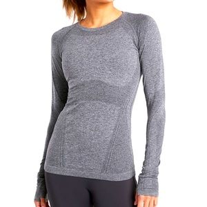 Light grey Athleta long sleeve top